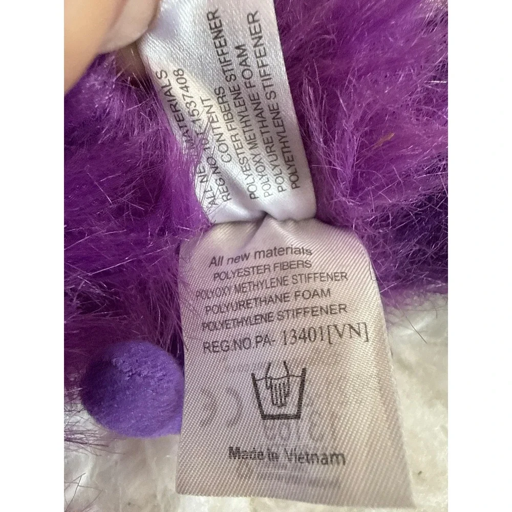 Disney Store Monsters University Art Plush Purple Striped 14 Inch Oozma Kappa